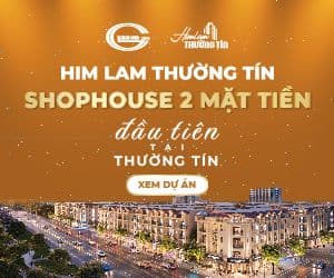 Quảng cáo dự án shophouse của Him Lam, một trong những doanh nghiệp bất động sản lớn được nhắc đến trong kế hoạch thanh tra năm 2026.