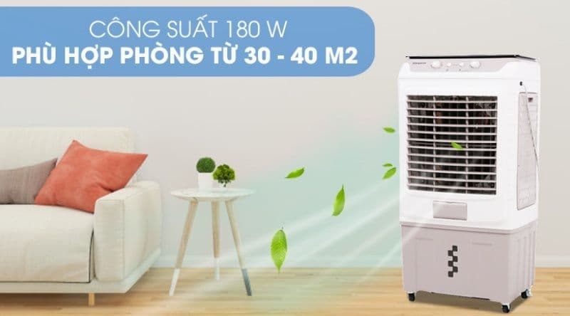 Quạt điều hòa giúp làm mát không gian sống, thể hiện sự thích nghi của người dân Hà Nội với thời tiết