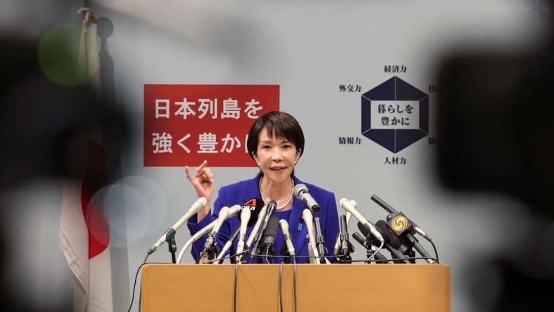 Sanae Takaichi trình bày các chính sách và tầm nhìn của mình.