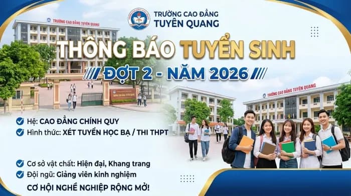 Sinh viên và tòa nhà trường cao đẳng, tượng trưng cho cơ hội học tập và phát triển kỹ năng mới.