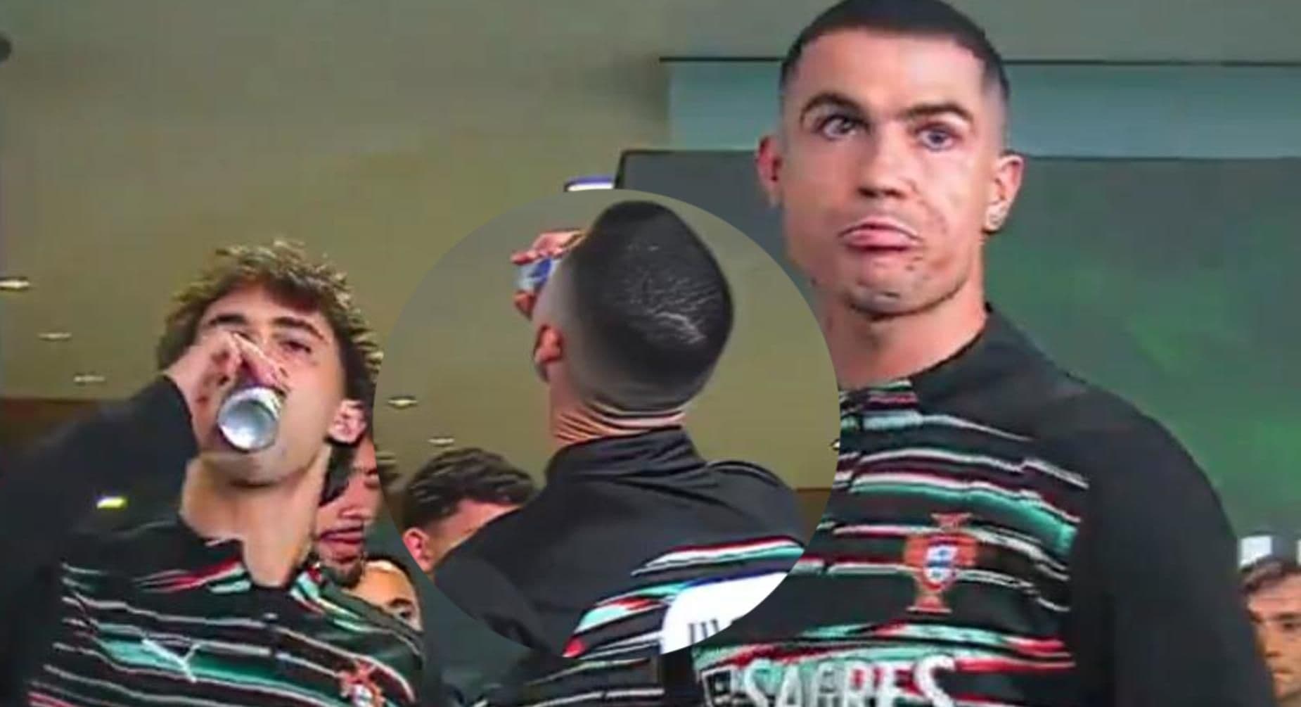 Siêu sao Cristiano Ronaldo trong màu áo đội tuyển Bồ Đào Nha.