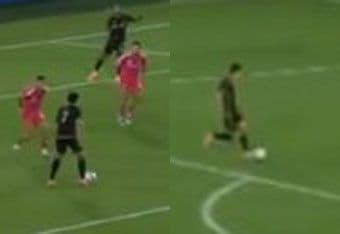 Son Heung-min kiểm soát bóng trong trận đấu, đại diện cho nỗ lực chinh phục ngôi vương MLS.