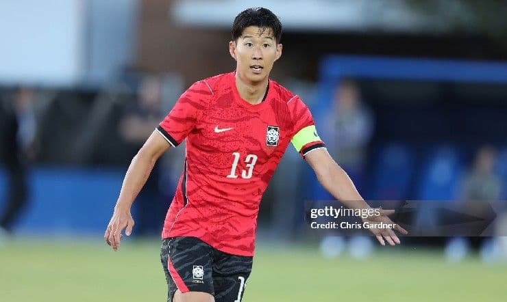 Son Heung-min trên sân, thể hiện sự chênh lệch đẳng cấp giữa Hàn Quốc và El Salvador