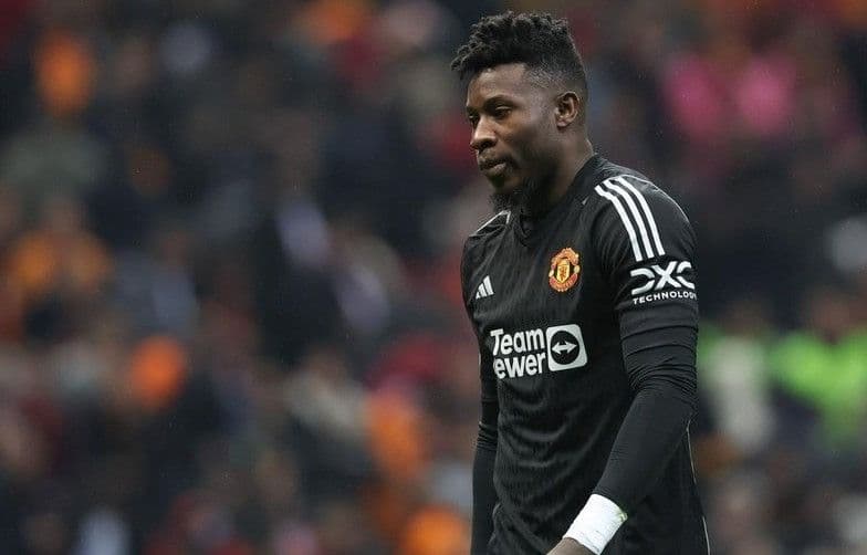 Thủ môn Andre Onana của Manchester United, người có thể mất vị trí chính thức.