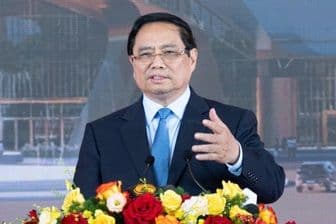 Thủ tướng Phạm Minh Chính phát biểu tại lễ khánh thành Saigon Marina IFC