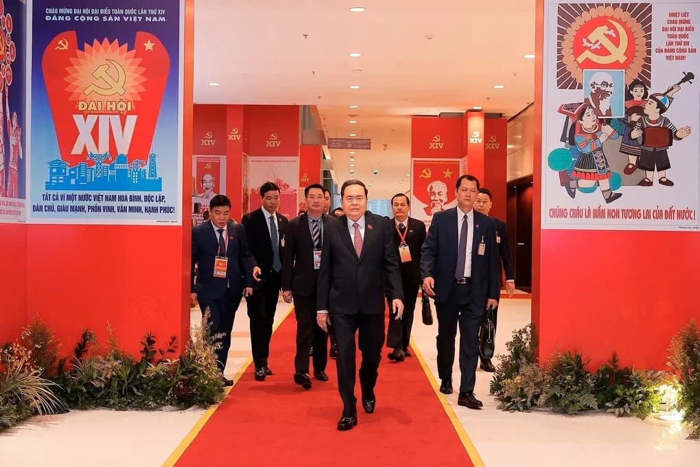 Thủ tướng Phạm Minh Chính và các quan chức cấp cao tại Đại hội XIV của Đảng Cộng sản Việt Nam