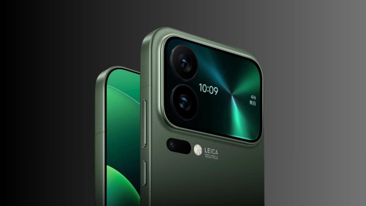 Thiết kế mặt lưng màu xanh lá và cụm camera Leica độc đáo của Xiaomi 17 Pro.