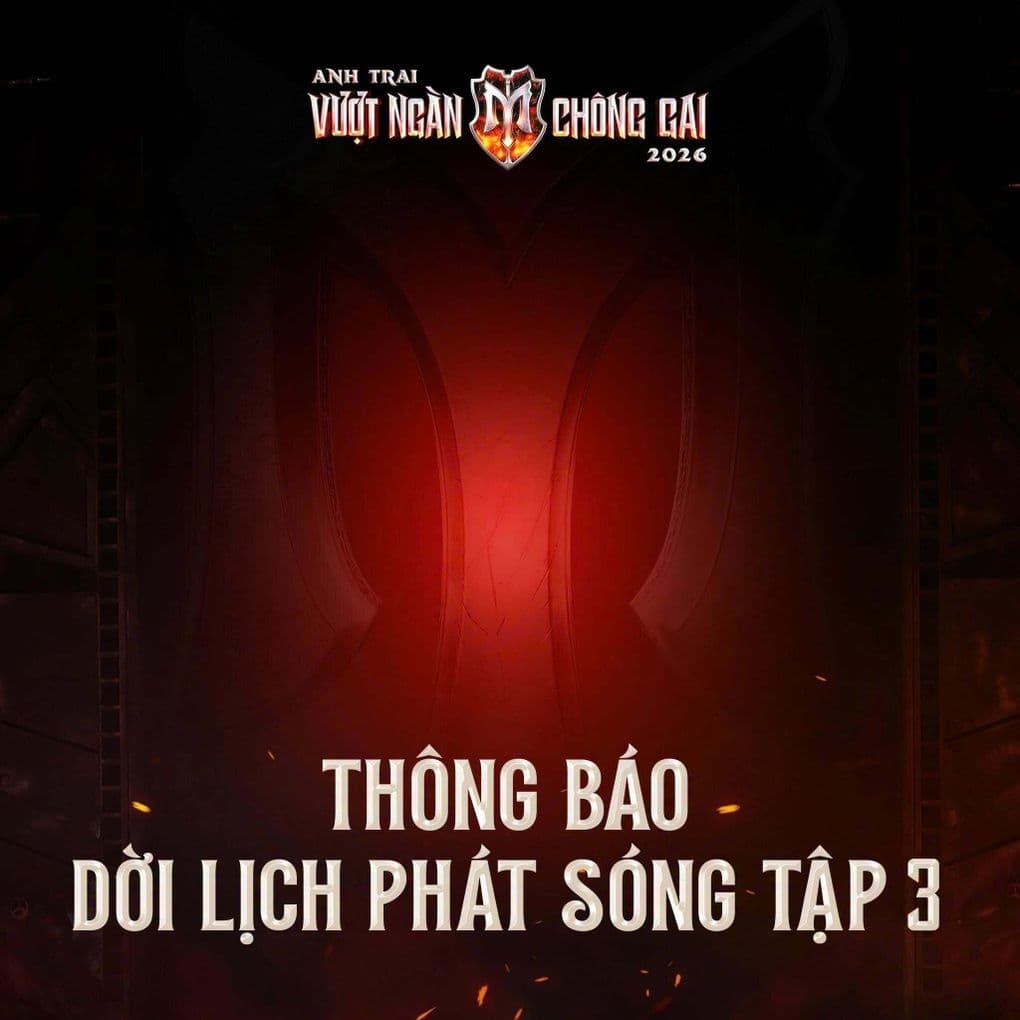 Thông báo hoãn phát sóng chương trình 'Anh trai vượt ngàn chông gai', minh họa những thách thức và sóng gió mà nghệ sĩ phải đối mặt.