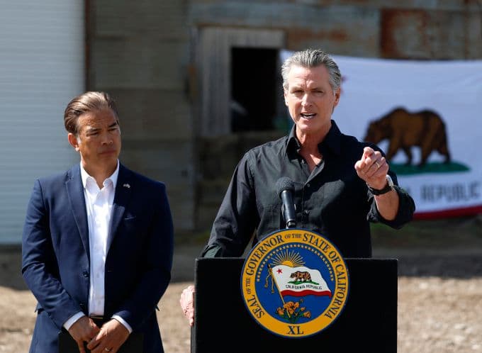 Thống đốc California Gavin Newsom phát biểu về tình hình sức khỏe và tuổi thọ của bang.