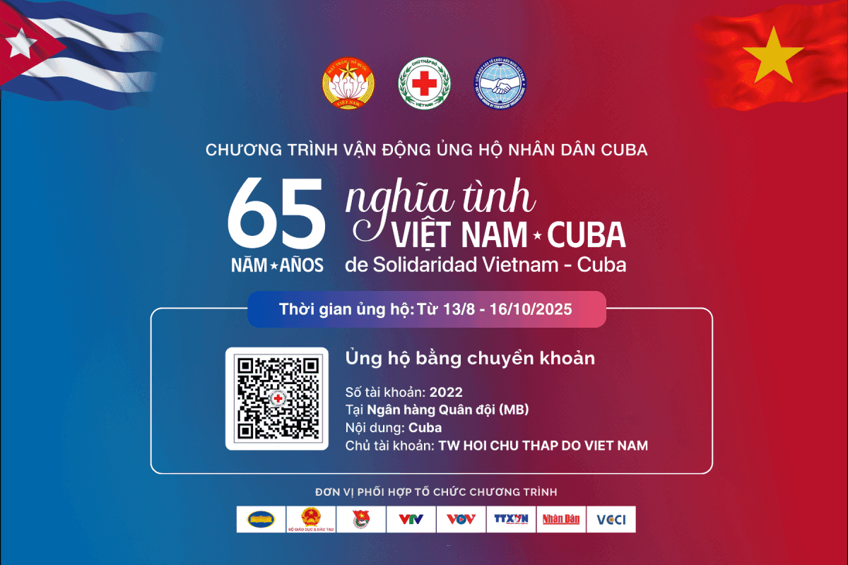 Thông tin quyên góp và chi tiết Chương trình '65 năm nghĩa tình Việt Nam - Cuba'.