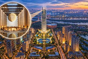 Tháp chọc trời hiện đại và khu đô thị sang trọng, minh họa cho các dự án bất động sản tỷ đô bị kê biên