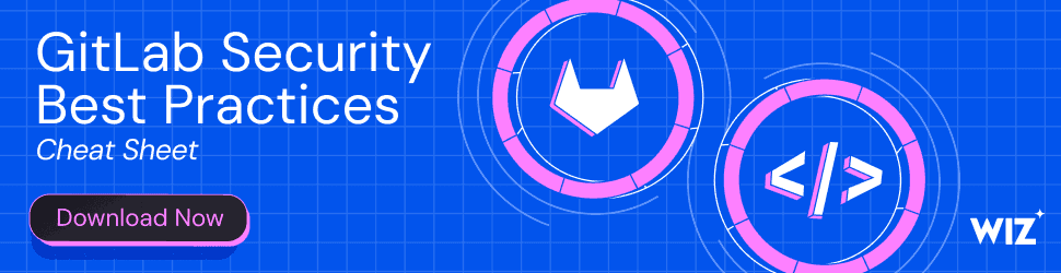 Tấm áp phích 'GitLab Security Best Practices Cheat Sheet' trên nền xanh, tượng trưng cho các phương pháp bảo mật tốt nhất để chống lại lừa đảo trực tuyến.