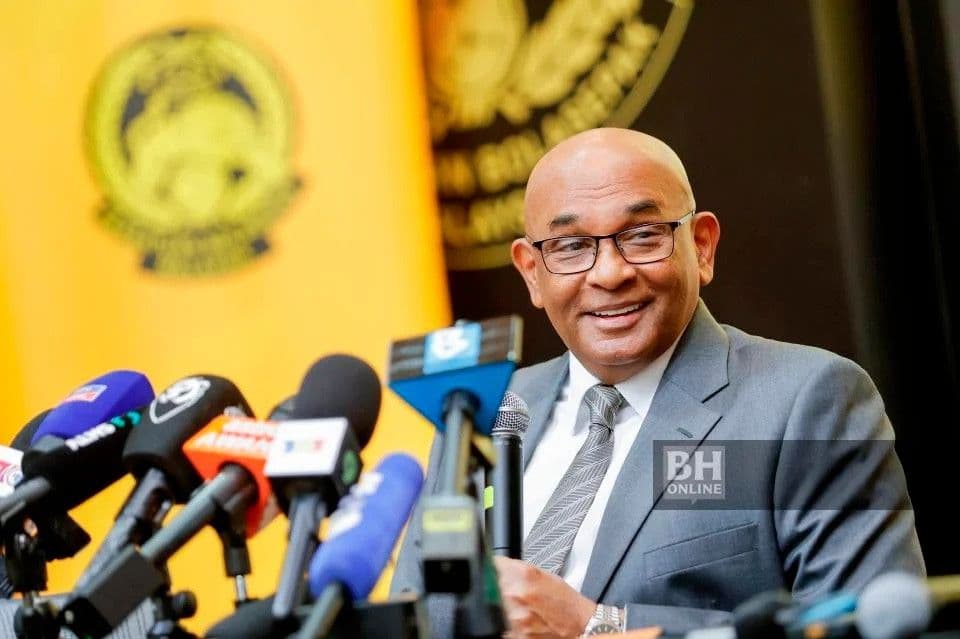 Tổng thư ký AFC Datuk Seri Windsor John phát biểu tại cuộc họp báo