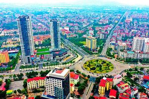 Toàn cảnh một khu đô thị với nhiều biệt thự và tòa nhà cao tầng, minh họa thị trường bất động sản đang đối mặt với khối tài sản khổng lồ