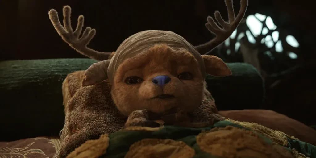 Tony Tony Chopper, nhân vật tuần lộc đáng yêu với chiếc mũi xanh, trong One Piece Live Action mùa 2, đại diện cho phép màu cảm xúc và thành công chuyển thể.