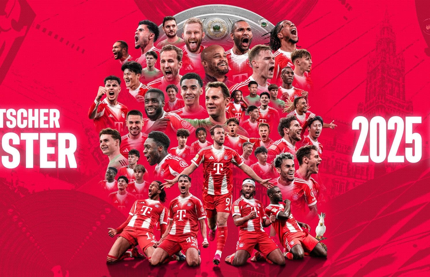 Tập thể Bayern Munich ăn mừng chiến thắng, biểu tượng cho bản lĩnh và tinh thần vượt khó