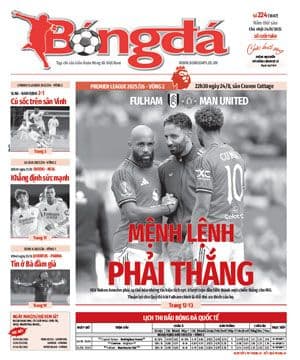 Trang bìa báo bóng đá cũ, gợi nhắc về bề dày lịch sử và truyền thống của một câu lạc bộ như Everton.