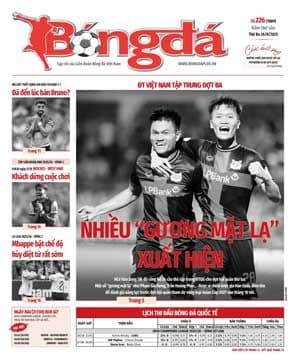 Trang bìa báo bóng đá, tượng trưng cho sự kiện lịch sử và thành tựu sắp đạt được của Bodø/Glimt