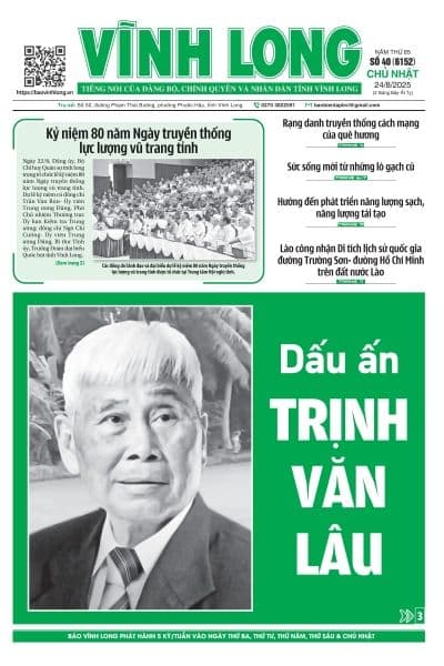 Trang bìa Báo Vĩnh Long, thể hiện nguồn gốc địa phương và vai trò truyền thông của THVL1