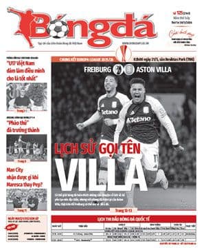 Trang báo về chung kết Europa League 2025/26 với Aston Villa, thể hiện câu chuyện lịch sử và khát vọng chinh phục danh hiệu.