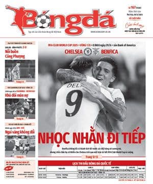 Trang nhất báo Bóng đá về chiến thắng nhọc nhằn của Chelsea tại FIFA Club World Cup