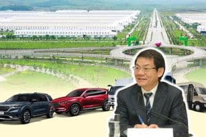 Trần Bá Dương và các mẫu xe THACO, thể hiện sự chuyển mình của tập đoàn sang kỷ nguyên xe điện và phát triển khu công nghiệp.
