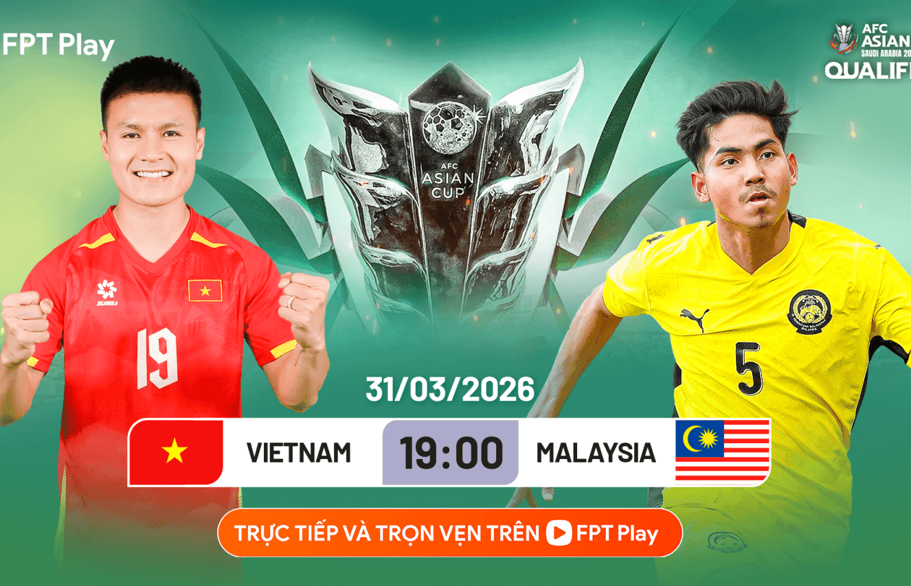 Trận đấu bóng đá giữa Việt Nam và Malaysia tại vòng loại Asian Cup 2027