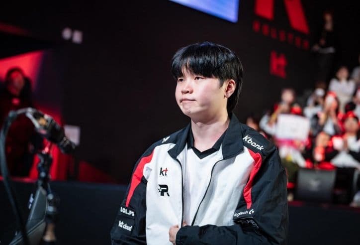 Tuyển thủ BDD của KT Rolster tại một sự kiện LCK, thể hiện phong độ ổn định của đội.