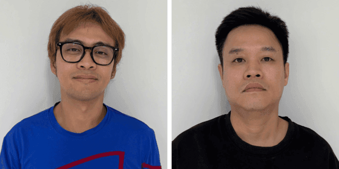 Võ Hoàng Việt và Nguyễn Trung Trường Huy tại cơ quan điều tra, liên quan đến các vụ án xâm phạm bản quyền.