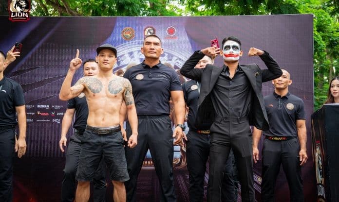 Võ sĩ Danh Quốc tại sự kiện LION Championship, giải đấu MMA trong nước của Việt Nam