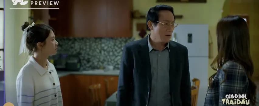 Vân tuyên bố từ chối hôn nhân, khiến Đức và ông Thăng sững sờ trong 'Gia Đình Trái Dấu' tập 30